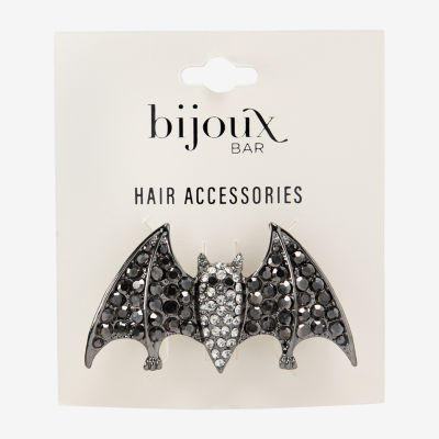 Bijoux Bar Bat Black Hair Clip