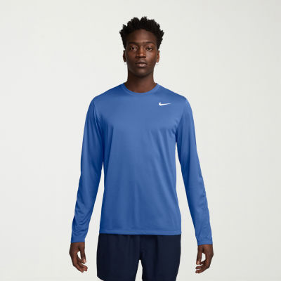 Nike Mens Crew Neck Long Sleeve Dri-Fit T-Shirt