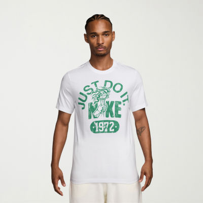 Nike Just Do It Mens Crew Neck Short Sleeve Regular Fit Graphic T-Shirt