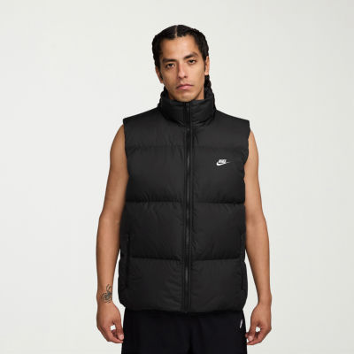 美品✨NIKE CLUB PUFFER VEST ブラック Mサイズ Nike Club Mens Fleece Lightweight Puffer Vest - JCPenney
