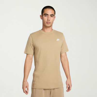 Nike Club Mens Crew Neck Short Sleeve Regular Fit Big and Tall Graphic T-Shirt
