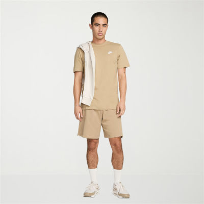 Nike Club Mens Crew Neck Short Sleeve Regular Fit Big and Tall Graphic T-Shirt