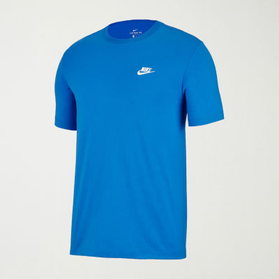 Nike Club Embroidered Logo Mens Crew Neck Short Sleeve Active Big and Tall T-Shirt