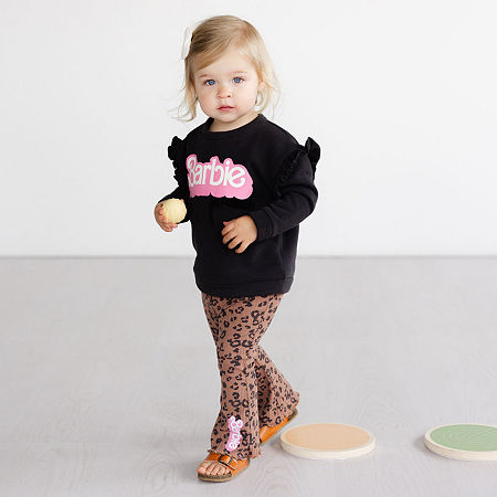 Grayson Little Baby Girls 2-pc. Barbie Legging Set, 24 Months, Black