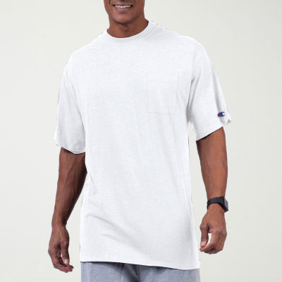 Champion Big and Tall Mens Crew Neck Short Sleeve Pocket T-Shirt