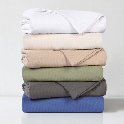 SUPERIOR® Jena Jacquard Weave Textured Chevron Cotton Multi-Use Throw