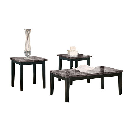 Signature Design By Ashley Maysville 3pc Occasional Table Set, One Size, Black