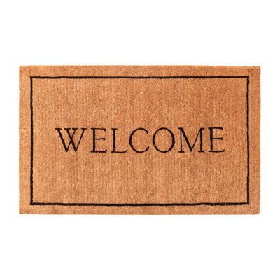 Calloway Mills Welcome Border Outdoor Rectangular Doormats