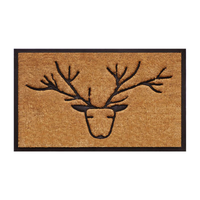 Calloway Mills Deer Outdoor Rectangular Doormat