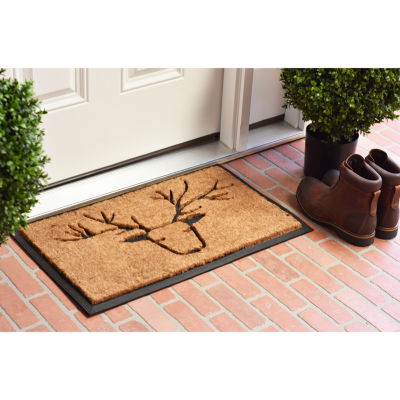 Calloway Mills Deer Outdoor Rectangular Doormat
