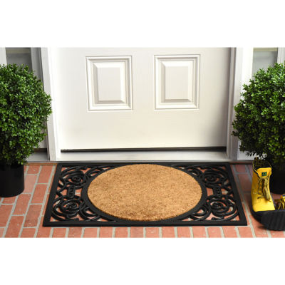 Calloway Mills Armada Circle Outdoor Rectangular Doormats