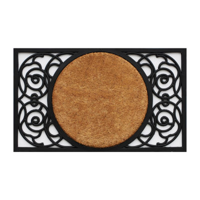 Calloway Mills Armada Circle Outdoor Rectangular Doormats