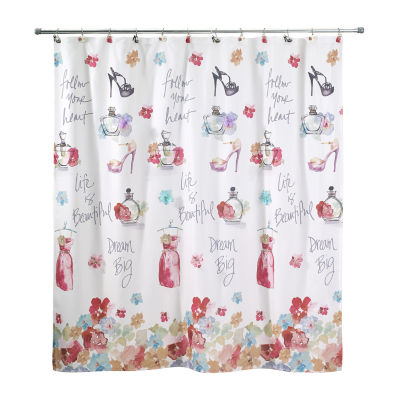 Avanti Dream Big Shower Curtain, Color Pinknatural JCPenney