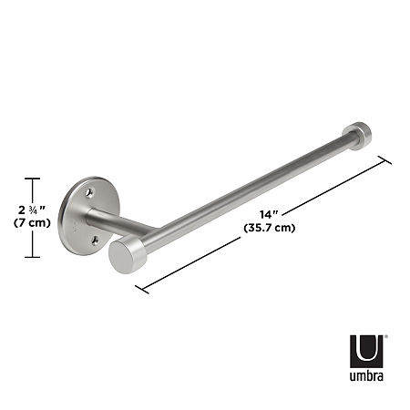 Umbra Cappa Paper Towel Holder, One Size, Silver