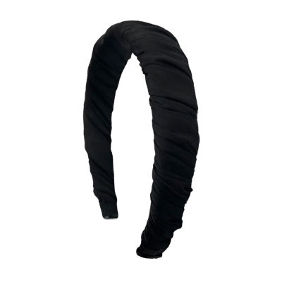 a.n.a Black Leather Knotted Womens Headband, Color: Black - JCPenney