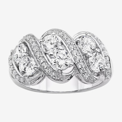 DiamonArt® Cubic Zirconia Sterling Silver Ring