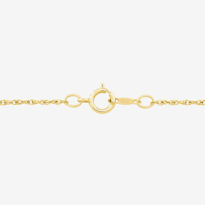 Diamonart Womens Cubic Zirconia 14K Gold Over Silver Heart Pendant Necklaces