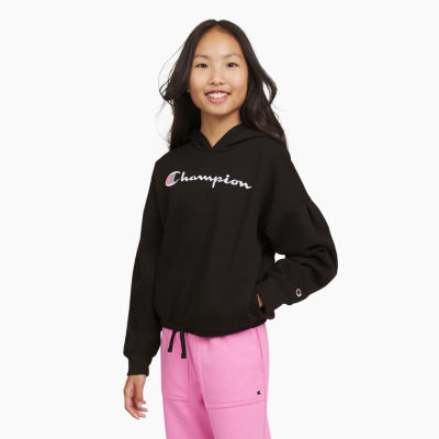 Champion Big Girls Embroidered Fleece Hoodie