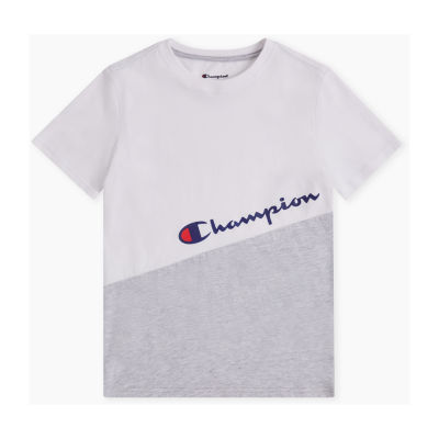 Champion Big Boys Crew Neck Short Sleeve T-Shirt