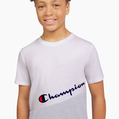 Champion Big Boys Crew Neck Short Sleeve T-Shirt