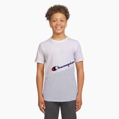 Champion Big Boys Crew Neck Short Sleeve T-Shirt