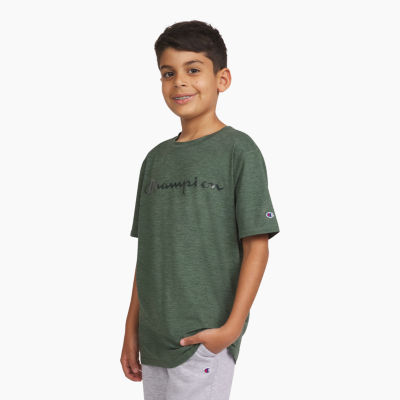 Champion Big Boys Crew Neck Short Sleeve T-Shirt