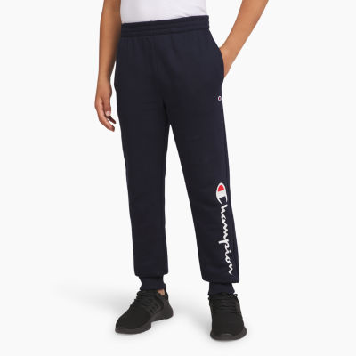 Champion Big Boys Mid Rise Cuffed Fleece Jogger Pant