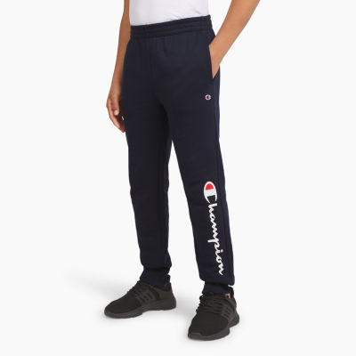 Champion Big Boys Mid Rise Cuffed Fleece Jogger Pant