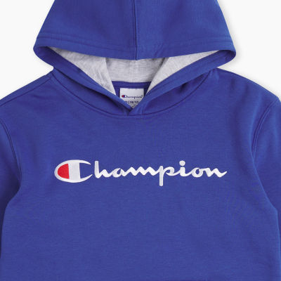 Champion Big Boys Embroidered Fleece Hoodie