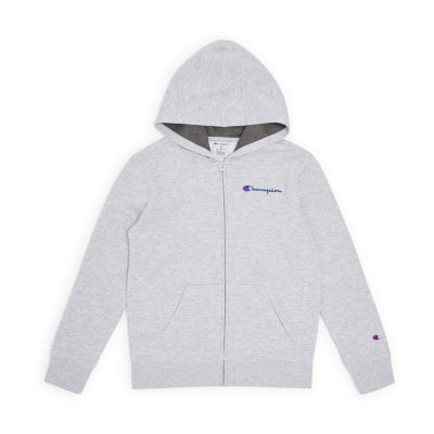 Champion Big Boys Embroidered Fleece Zipper Hoodie