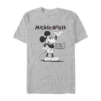 Mens Short Sleeve Mickey Mouse Graphic T-Shirt