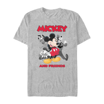 Mens Short Sleeve Mickey Mouse Graphic T-Shirt