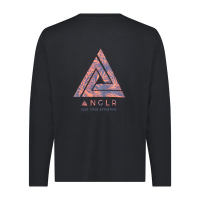 ANGLR Mens Crew Neck Long Sleeve T-Shirt