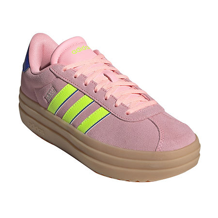 Adidas Vl Court Bold Womens Sneakers, 10 Medium, Pink