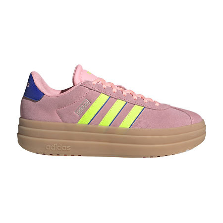 Adidas Vl Court Bold Womens Sneakers, 10 Medium, Pink