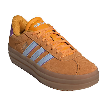 Adidas Vl Court Bold Womens Sneakers, 8 Medium, Orange