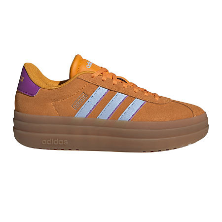 Adidas Vl Court Bold Womens Sneakers, 8 Medium, Orange