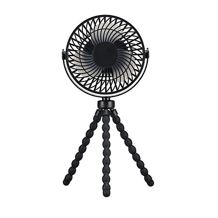 GPX Flexfan Rechargeable Portable Cooling Fan, One Size, Black