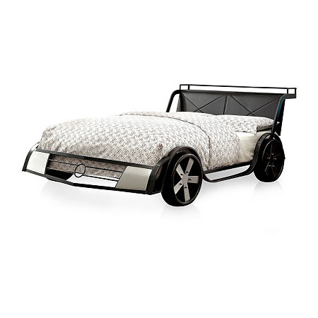 Sainz Wheeled Car Platform Bed, One Size, Gray