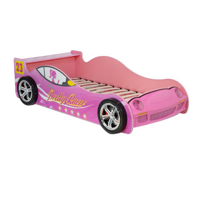 Meera Wheeled Race Car Platform Bed