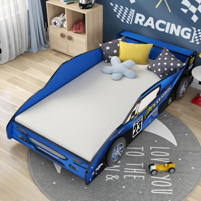 Veretta Wheeled Race Car Platform Bed