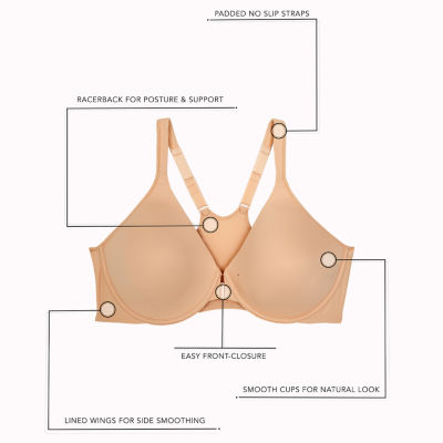 Leading Lady® Racerback – Seamless Front-Closure Underwire Bra- 5415