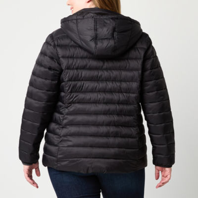 St. John's Bay Womens Plus Midweight Puffer Jacket