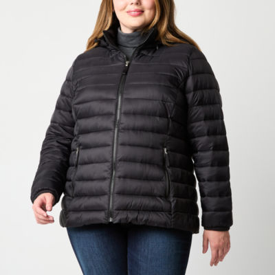 St. John s Bay Womens Plus Midweight Puffer Jacket Foxvalley Mall