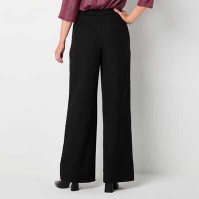 Liz Claiborne Margot Tailored Classic Fit Wide Leg Trouser