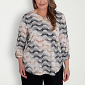 Jcpenney plus size tops best sale