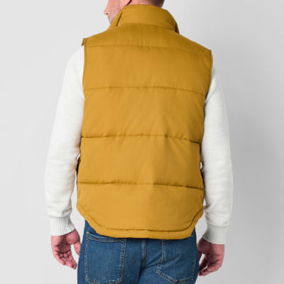 St. John's Bay Quilted Cargo Mens Puffer Vest