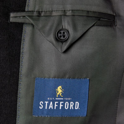 Stafford Mens Stretch Fabric Classic Fit Sport Coat