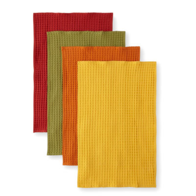 Homewear Harvest Waffle 4-pc. Kitchen Towel