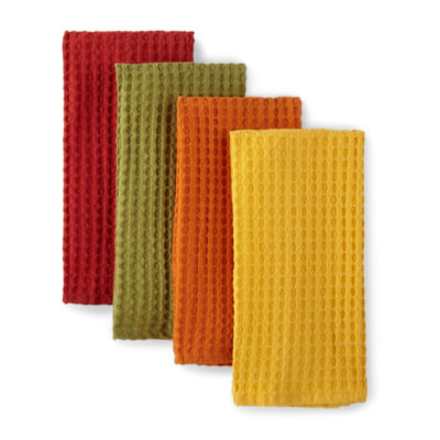 Homewear Harvest Waffle 4-pc. Kitchen Towel